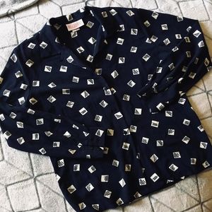 Sophisticates by Pendleton Vintage Blue Button Up